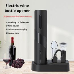 Electric red wine bottle opener household stopper Internet celebrity automatic opening artifact set 231221