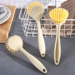 Kitchen brush, household non stick oil washing pot brush, magic tool, long handle dishwashing brush, stove cleaning brush, cup cleaning brush
