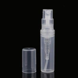 2000Pcs lot Portable Fine Mist Small Plastic Empty Spray Bottle 2ml Refillable Perfume Bottles For Travel Icrnk