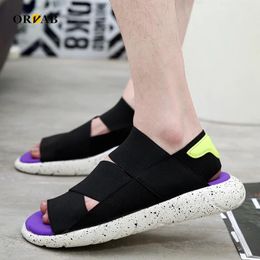 Heels Sandal Platform Women Gladiator Sandals Open Toe Shoes Brand Fashion Casual Flat Shoes Sandals Women Shoes SlipOn Half Slippers