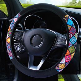 Steering Wheel Covers Er No Inner Ring Diving Material Fashion Colour Matching Elastic Trend Car Handle Drop Delivery Mobiles Motorcy Dhiur