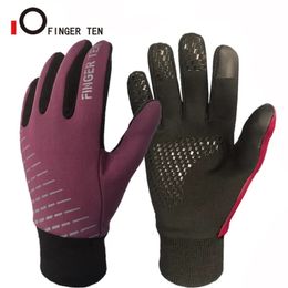 Boys Girls Warm Kids Winter Gloves Waterproof Windproof Running Ski Cycling Glove Thermal Full Finger Junior Thick Drop 231221