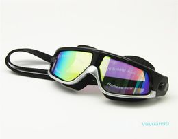 luxury Water Sports Rx Prescription Swimming Glasses Myopia Optical Swim Goggles Corrective Snorkel Mask 0 to 800 Ear Plugs3210123