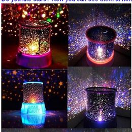 LED star sky Iraq projector Colourful night light sleep light starlight projection lamp gift194i