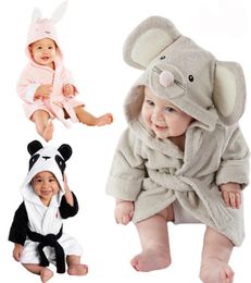 Nuovi bambini per bambini Cartoon Cartoon con cappuccio da bagno con cappuccio da bagno Augio da bagno Augio da bagno BAMBINO BAMBINO I VESTIONI INVERNO CHIFFICIO 6M5Y6330387