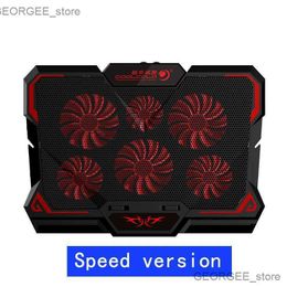 Laptop Cooling Pads NEW! Gaming Laptop Cooler Six Fan Led Screen Two USB Port Mute Laptop Cooling Pad Notebook Stand For 12-17inch for Laptop