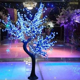 Strings 2017 LED Cherry Blossom Tree Light 864pcs LED Bulbs 1.8m Height 110/220VAC Seven Colours for Option Rainproof Outdoor Usage Drop Sh