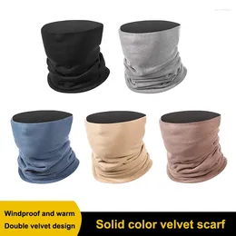 Scarves Fashion Women Men Soft Neck Warmer Sport Scarf Solid Thick Winter Face Mask Warm Skating Running