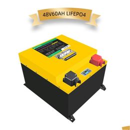 Electric Vehicle Batteries Promote The Sales Of 48V 60Ah Lifepo4 Battery Pack And Bms Lithium Iron Energy Storage Power Golf Cart Rv C Dh0Eo