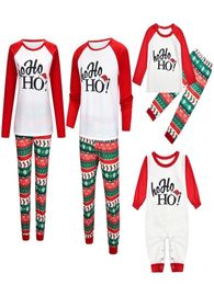 Family Christmas Pyjamas Suit 2019 Deer Print Mother Father Kids Family Sleepwears Parentchild Clothes Family Matching Outfits SH9522844