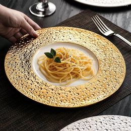 Plates Luxury Ceramic Dinner Plate Japanese El Restaurant Platter Tableware Creative Senior Steak Spaghetti