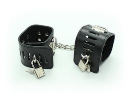 Hand Cuffs Bdsm Leather Wrist Ankle Cuffs Bondage Slave Restraints Belt In Adult Games For Couples Fetish Sex Toys For Women Men 2318591