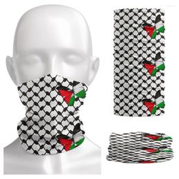 Scarves Palestinian Palestine Bandana Neck Cover Gaiter Printed Balaclava Face Mask Scarf Multifunctional Outdoor Sports Unisex Headband