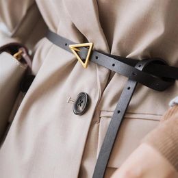 Designer belts for women genuine leather long thin belt ladies waist ceinture femme cummerbunds waistband 2020301N