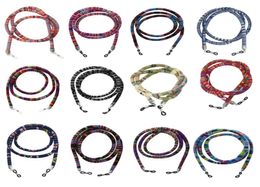 50pcslot colorful eyeglass ethnic cotton cord spectacle string eyewear retainer sunbath sunglass lanyard round strap7661451