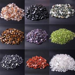 Other Undrilled 20G 50G 100G Mixed Irregular Natural Quartz Crystal Gravel Chip Stone Tumbled Gem For DIY Home Fish Decor288x