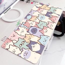 Rests Multisize Cat Mouse Pad Gamer Art Large Mouse Pad Pink Cute Kawaii Mousepad Pc Computer Keyboard Desk Pad Xxl 900x400 Mouse Mat