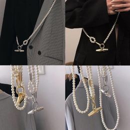 Belts 40GC Women Imitated Pearl Bag Chain Replacement Long Crossbody Shoulder Strap Handbag Female Handle Belt Parts280T