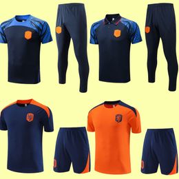 23 24 Netherlands MEMPHIS Soccer tracksuits DE JONG Holland 2024 World 2023 DE LIGT WIJNALDUM KLAASSEN DUMFRIES Cup BERGWIJN VIRGIL pants polo training set