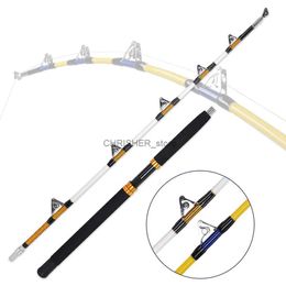Boat Fishing Rods Trolling Fishing Rod Heave Strong Boat Rod 1.65m/1.8m 2 Sections Big Game SaltWater Jigging Rod 50-100lbs/80-100lbs/100-200lbsL231223