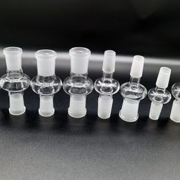 14types Glass Bong Adapter Smoking Accessories 10mm 14mm 18mm Male Female Adapters Connector For Water Pipe Bubbler Bongs