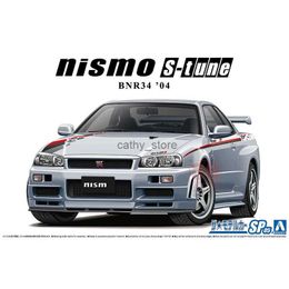 Diecast Model Cars 06607 Assembly Model 1/24 for Nissan BNR34 Skyline GT-R NISMO S-TUNE04 Model Car for Model Hobby Collection DIYL231223