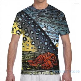 Women's T Shirts Flammarion Engraving Men T-Shirt Women All Over Print Fashion Girl Shirt Boy Tops Tees Short Sleeve Tshirts