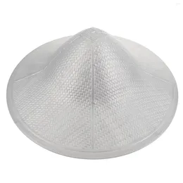 Berets Asian Straw Hat Adults Rice Cone For Rain Proof Traditional Hats Chinese Bamboo Fishing