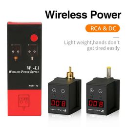 Machine Newest Wireless Power Supply Mini Tattoo Power Supply Portable Lcd Screen Rca/dc Connector Supplier to Tattoo Pen Hine