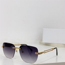 New fashion design butterfly shape sunglasses 40048 rimless frame double nautical rope temples simple and popular style outdoor UV400 protection eyewear