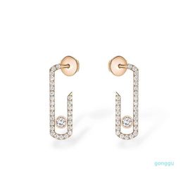 luxury- Fashion 925 Jewelry Sterling Silver Pure Love Pearl Vintage Earrings Crystal Move Zircon Jewelry Pave Drop Earring Y190510209w