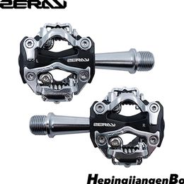 Bangle Zeray Mtb Bike Pedals Spd Aluminium Ultralight Dual Sided Clipless Pedal with Cleats Selflocking Bearings Bicycle Parts Zp108s