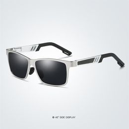 Fashion Aluminium Magnesium Square Polarised Sunglasses For Men Women Driving Fishing Sports Mirror Goggle Sun Glasses Eyewear227x