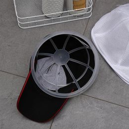 Berets Baseball Cap Wash Cage Washing Machine Hat Cleaner Laundry Caps Holder Organiser Bag Golf Hats Shape Protector Quality Plastic