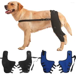 Dog Apparel Knee Brace For Back Leg Injuries Support Adjustable Hip Hock Joint Cover Protector Bandage Pets Supplies