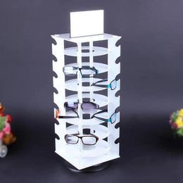 Sunglasses Rotating Sunglasses Holder Rack Glasses Display Stand, Holds 28 Pairs Glasses