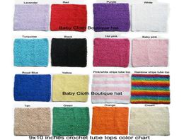 9x10 inches Girls Crochet tutu tube tops pettiskirt for girls tutu dress 10pcs per lot8569317