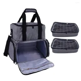 Storage Bags Portable Nail Polish Bag For Bottles Art Manicure Accessories Large Capacity Cosmetic Handbag Orga F5N1