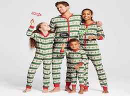 Family Christmas Pyjamas New Family Matching Clothes Matching Mother Daughter Romper Jumpsuit New Father Son Mon New Year Family L4826399
