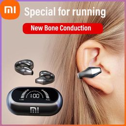 Earphones Xiaomi Bone Conduction Wireless Bluetooth 5.2 Earphone S03 Tws Noise Reduction Headphones Waterproof with Mic Earhook Headset