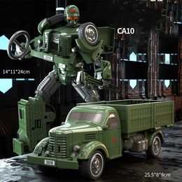 Big Toy Hol Truck Agent Złapanie unikalne zabawki zabawka Optimus Prime Action Figure Commander Kong Robot Athloy Stoph Threśt