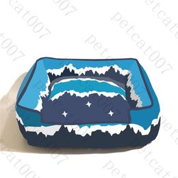 Letter Jacquard Pet Kennels Bed Leather Pets Kennel Dog Pens Trendy Colourful Dogs Beds Supplies245H