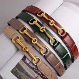 Belts All Match Plain Real Cow Leather Belt For Women Simple Design Waistband Fashion Jean Pant Dress Genuine Waist2803