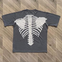 Men's T Shirts Mesh Hollowed-Out Skeleton 2023ss Kapital High-Quality Spring And Summer Clothing Women's Short-Sleeved T-Shirts