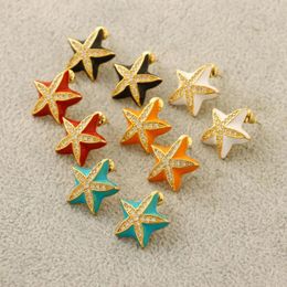 Dangle Earrings Starfish Fashion Gem Elegant Sweet Lovely Women'S