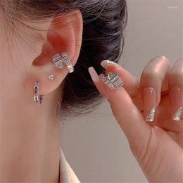 Backs Earrings 1 Pcs Silver Colour Vintage Ear Cuff Zircon Snake Shape Clip Earring For Women Girls Jewellery Gift E816