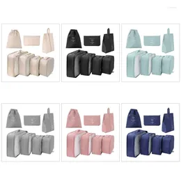 Duffel Bags 7pcs Lightweiht Compact Travel Clothes Storage Bag For Easy Packing