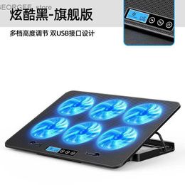 Laptop Cooling Pads Gaming Laptop Cooling Pad Cooler 15.6 17.3inch 18 With Touch Display 6 Fans 2 USB Ports Stander For Notebook Tablet Holder
