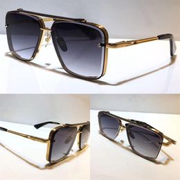 TOP quality men popular model M six sunglasses metal vintage fashion style sunglasses square frameless UV 400 lens with box case c254y