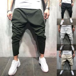 Pants Men's Joggers Pants Streetwear Hip Hop Trousers Casual Harem Pants Male Loose Slim Fitness Soft Plain Narrow Leg Opening Clothes